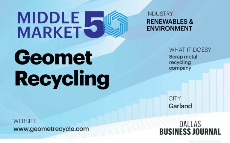 Read more about the article Geomet to be Named to Dallas Business Journal’s 2022 Middle Market 50 List